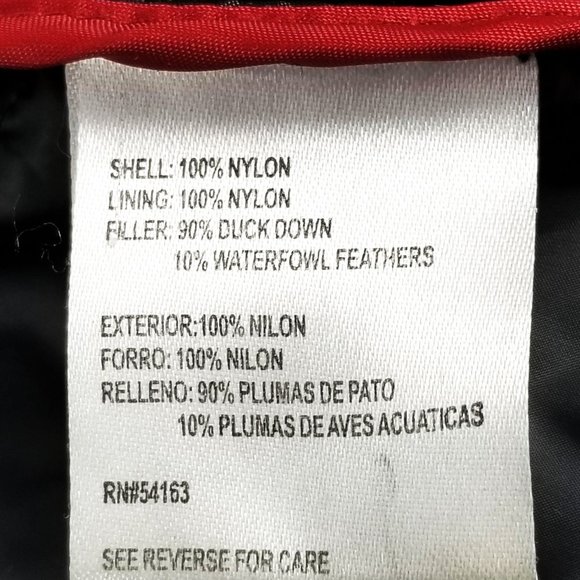 Calvin Klein Puffer Lightweight Duck Down Men's Large Black Jacket Coat - Picture 8 of 9